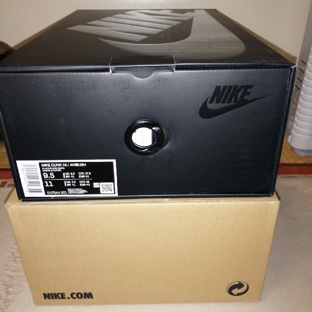 NIKE(ナイキ)のNike DUNK HIGH x AMBUSH BLACK 27.5cm メンズの靴/シューズ(スニーカー)の商品写真