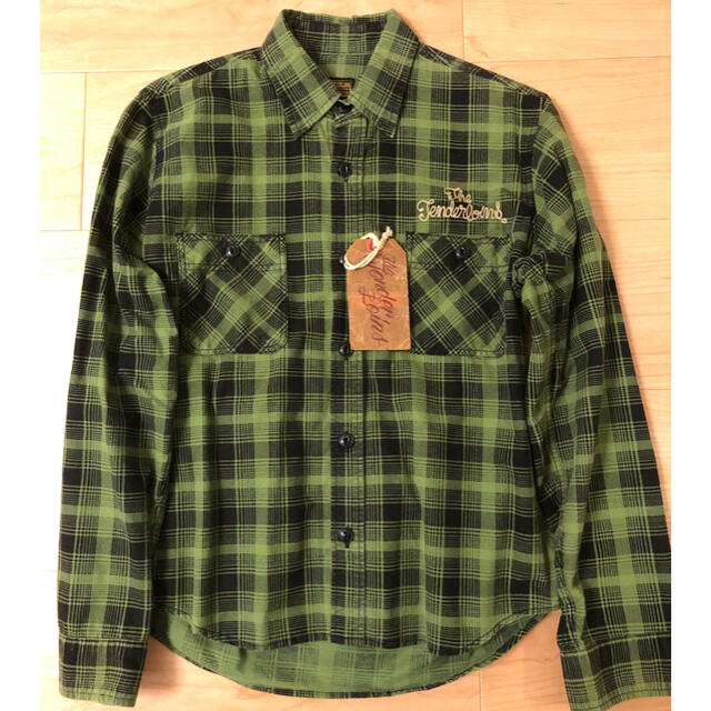 TENDERLOIN(テンダーロイン)のTENDERLOIN T- FLANNEL ネルシャツ green 本店限定 メンズのトップス(シャツ)の商品写真