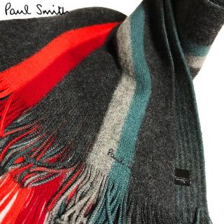 ポールスミス(Paul Smith)の【Paul Smith】ポールスミス マルチカラー ウール100% マフラー(マフラー/ショール)