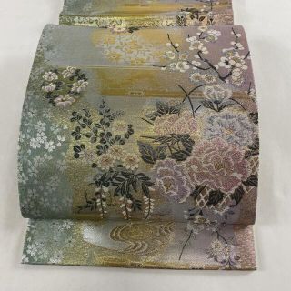 袋帯 美品 秀品 六通 正絹 【中古】(帯)