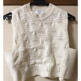 ビューティアンドユースユナイテッドアローズ(BEAUTY&YOUTH UNITED ARROWS)の値下げ！TAN ニットベスト(ベスト/ジレ)