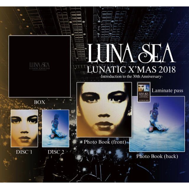 LUNA SEA LUNATIC X‘MAS 2018  SLAVE限定 BluBluray