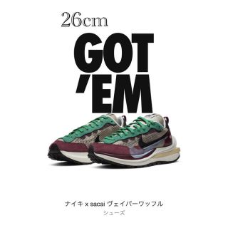 ナイキ(NIKE)のNike x Sacai Vapor Waffle(スニーカー)