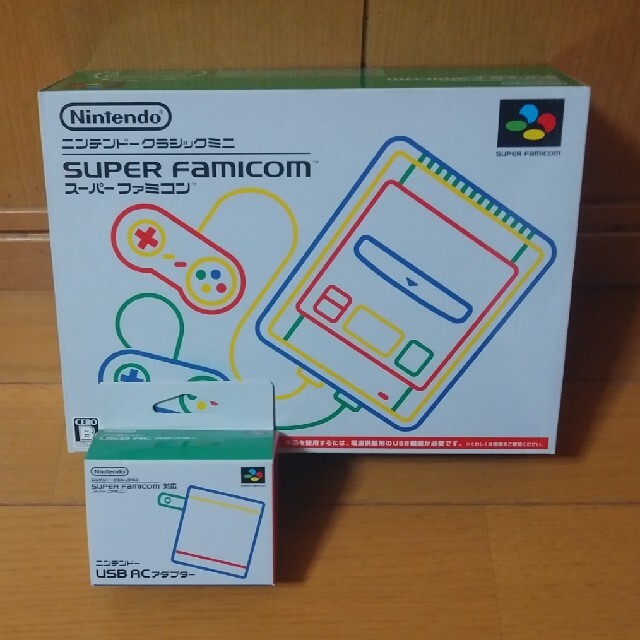 ニンテンドークラシックミニ　スーパーファミコン & USB AC アダプター