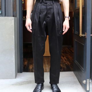 ワンエルディーケーセレクト(1LDK SELECT)のTURPAN SATIN｜TAPERED - Black (スラックス)