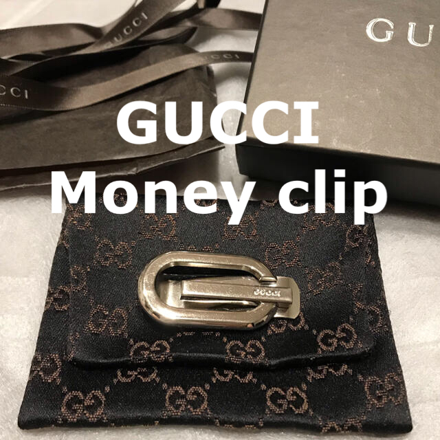 Gucci(グッチ)の【レア・美品】GUCCI グッチ マネークリップ G ロゴマーク メンズのファッション小物(マネークリップ)の商品写真