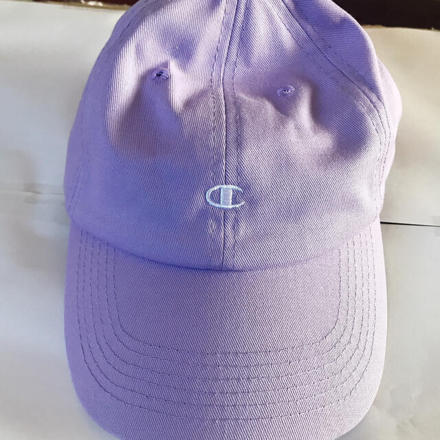 Champion チャンピオン帽子 紫の通販 by madoti's shop｜チャンピオンならラクマ