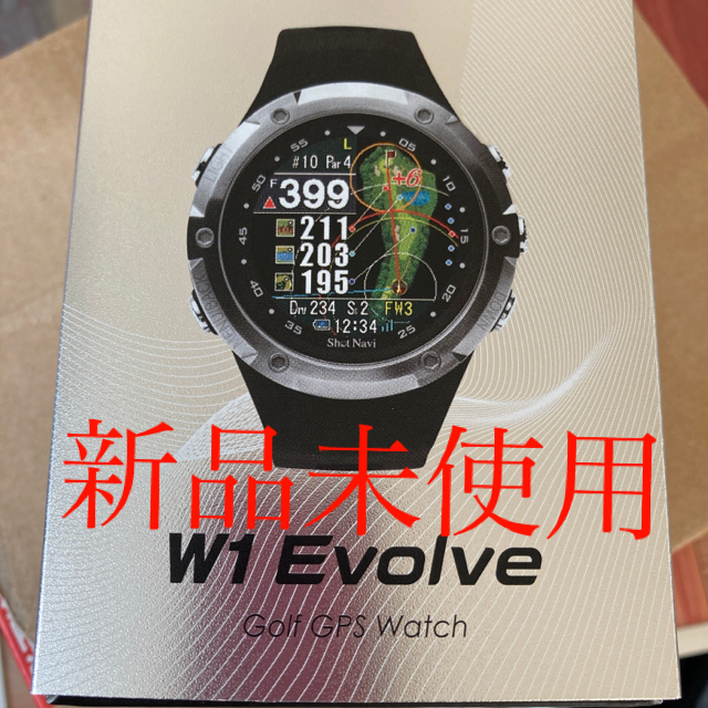 新品未使用品　ショットナビ エボルブ W1 Evolve BK　SN-EV-B