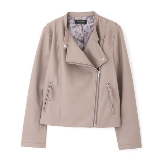 JILLSTUART◆牛革◆レザージャケット◆黒◆S◆ジルスチュアート