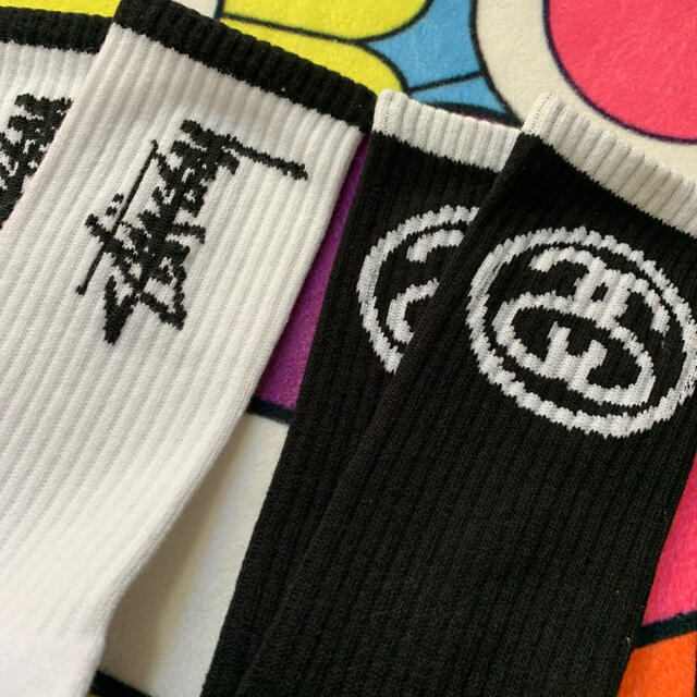 STUSSY(ステューシー)の新品 正規 stussy 靴下 ソックス 3足セット レディースのレッグウェア(ソックス)の商品写真