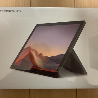 マイクロソフト(Microsoft)のマイクロソフト Surface Pro 7 - ブラック(ノートPC)