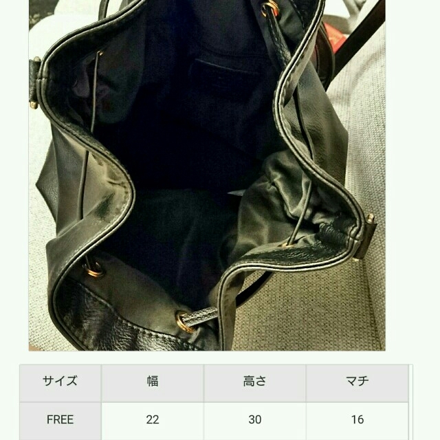 DRESSCAMP(ドレスキャンプ)のDRESSCAMP☆2ウェイバッグ☆黒 レディースのバッグ(リュック/バックパック)の商品写真