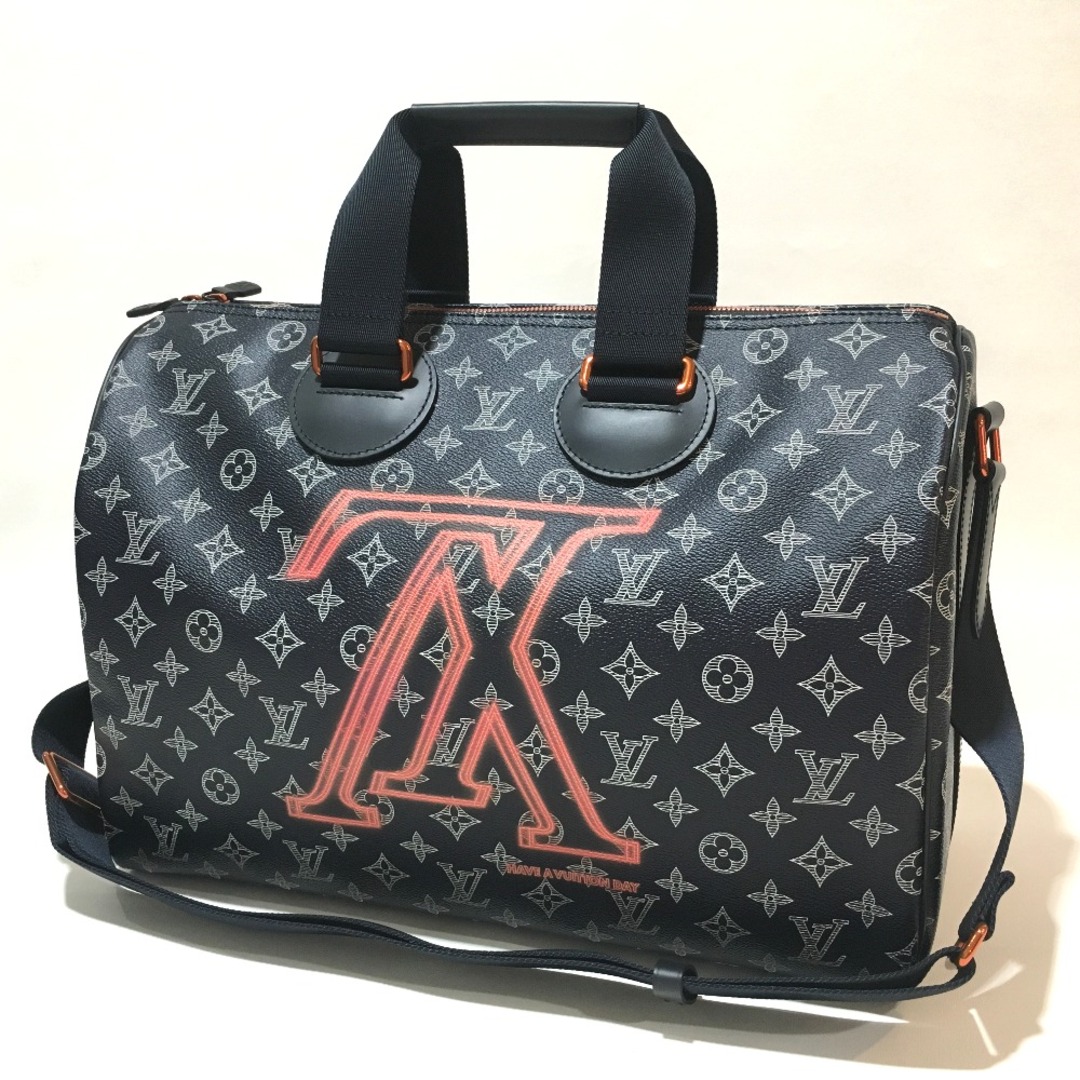 ルイヴィトン LOUIS VUITTON スピーディ・バンドリエール40 M43697 モノグラム・インク アップサイドダウン  カバン 2WAY ショルダーバッグ モノグラムキャンバス モノグラムインク ブラック 新品