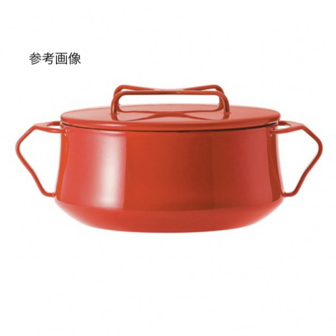 DANSK(ダンスク)のDANSK  コベンスタイル　両手鍋　18cm チリレッド インテリア/住まい/日用品のキッチン/食器(鍋/フライパン)の商品写真