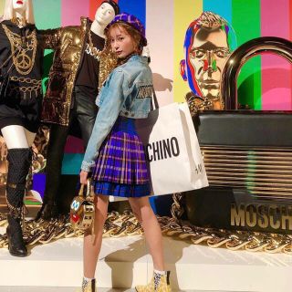 MOSCHINO H\u0026M コラボ　ビジューデニムジャケット