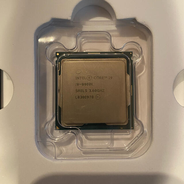 CPU Intel core i9 9900K2018年11月状態