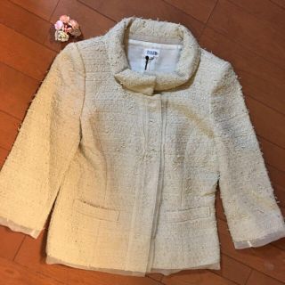 フォクシー(FOXEY)のフォクシー　ツイード　ジャケット(ノーカラージャケット)