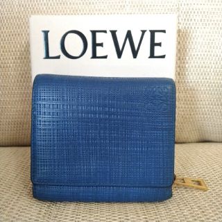 ロエベ(LOEWE)のLOEWE 財布 ブルー(財布)