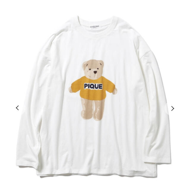 gelato pique(ジェラートピケ)のGELATO PIQUE HOMME ベアワンポイントプルオーバー メンズのトップス(Tシャツ/カットソー(七分/長袖))の商品写真