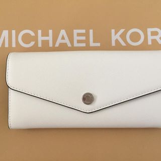 マイケルコース(Michael Kors)のマイケルコース 正規品 ホワイト長財布(財布)