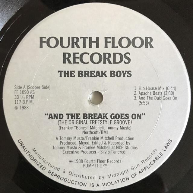 The Break Boys - And The Break Goes Onアングラ