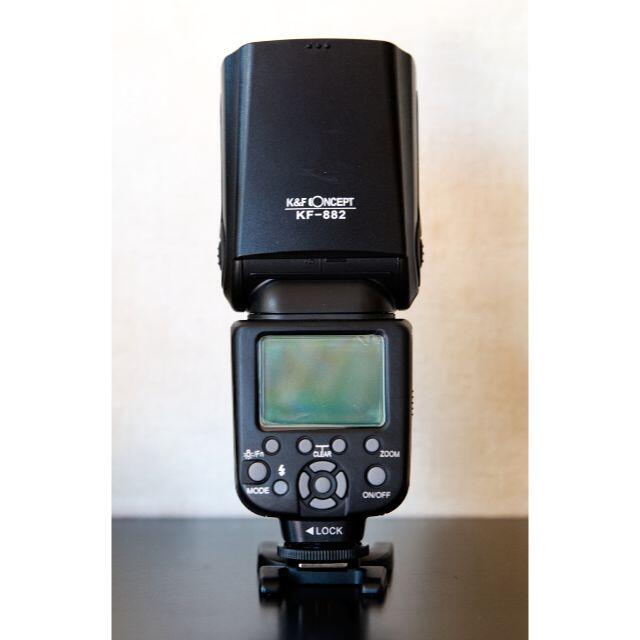 【ほぼ新品】K&F concept KF-882 ニコン用 TTL ストロボ スマホ/家電/カメラのカメラ(ストロボ/照明)の商品写真