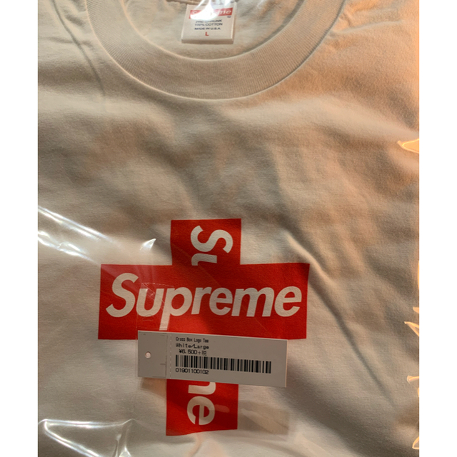 Supreme(シュプリーム)のＬ　Supreme Cross Box Logo tee シュプリーム ボックス メンズのトップス(Tシャツ/カットソー(半袖/袖なし))の商品写真