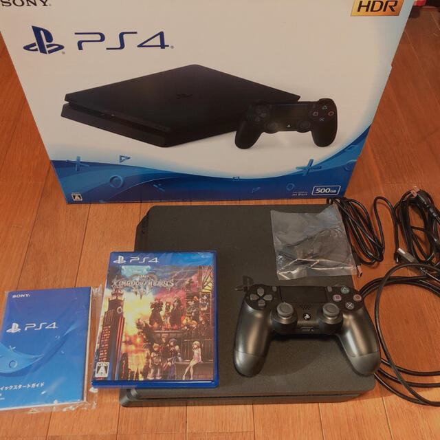 PlayStation4(プレイステーション4)のPS4 本体 CUH-2200AB01 ソフトセット エンタメ/ホビーのゲームソフト/ゲーム機本体(家庭用ゲーム機本体)の商品写真