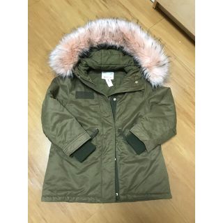 ザラキッズ(ZARA KIDS)のZara Girls モッズコート  ファー付き(コート)