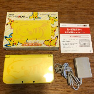 ニンテンドー3DS(ニンテンドー3DS)の蜜柑様専用です。ニンテンドー3DS LL ピカチュウ限定生産　タッチペン無し(携帯用ゲーム機本体)