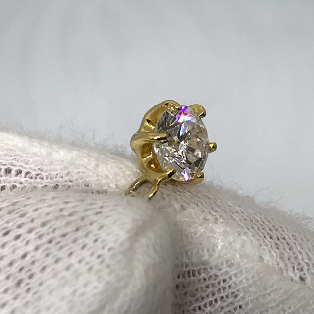 ★美品★天然ダイヤモンドネックレス　K18 D0.557ct  大粒ダイヤ