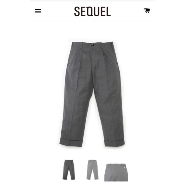 sequel PANTS GRAY fragment シークエル　フラグメントパンツ