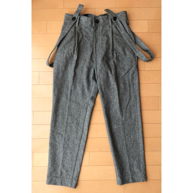 再々値下げ☆Bilitis dix-sept ans☆サスペンダー付パンツグレー