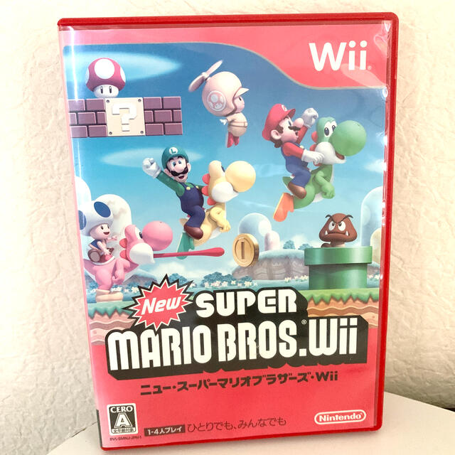 Wii(ウィー)のNew スーパーマリオブラザーズ　Wii エンタメ/ホビーのゲームソフト/ゲーム機本体(家庭用ゲームソフト)の商品写真