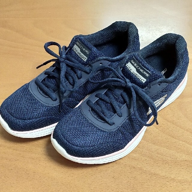 SKECHERS WITH MEMORY FOAM☆ネイビー