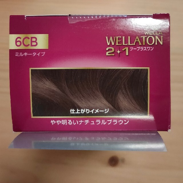 WELLA(ウエラ)のウエラトーン ツープラスワン 白髪染め 6CBミルキータイプ コスメ/美容のヘアケア/スタイリング(白髪染め)の商品写真