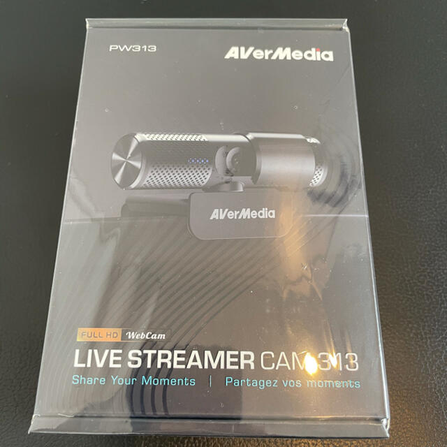 未開封 AVerMedia Live Streamer CAM 313 スマホ/家電/カメラのPC/タブレット(PC周辺機器)の商品写真