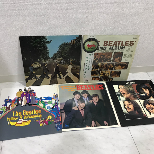 the beatles レコードセット　5枚まとめ売り　ビートルズ