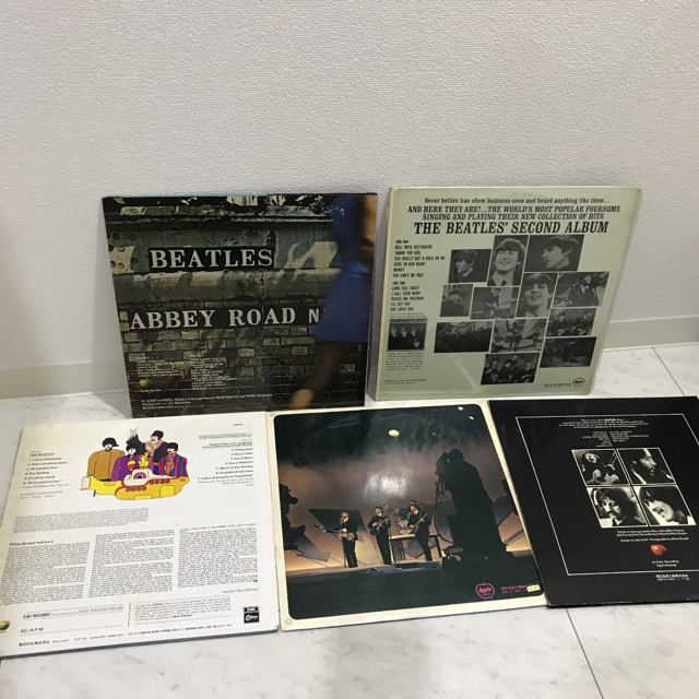 the beatles レコードセット 5枚まとめ売り ビートルズの通販 by △'s