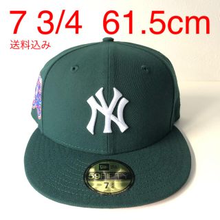 ニューエラー(NEW ERA)のNew Era Green 3/4 Cap ニューエラ ヤンキース ツバ裏ピンク(キャップ)