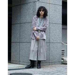 トーガ(TOGA)のmasu JACQUARD CHECK PLEATED PANTS(スラックス)