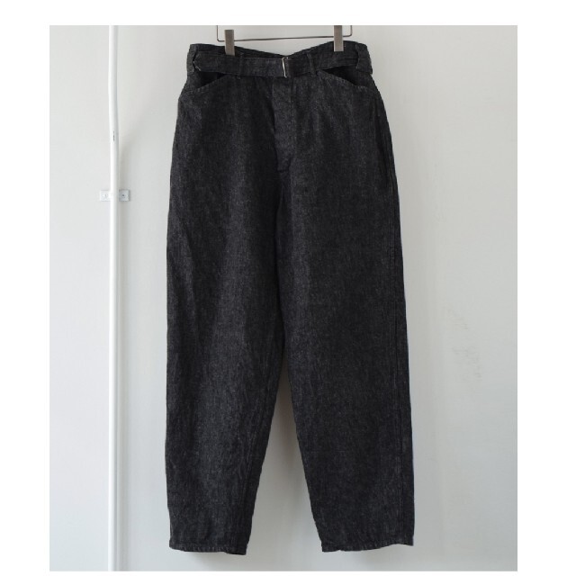 公式の - COMOLI 2021SS 3 コモリ Ecru Black ベルテッドデニム COMOLI