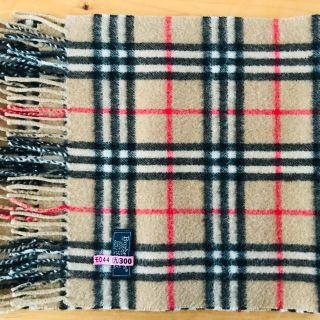 バーバリー(BURBERRY)のバーバリー　カシミヤ 100%マフラー★数回使用の美品★クリーニング済(マフラー/ショール)