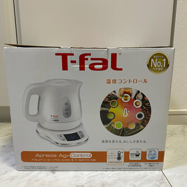 T-fal(ティファール)のティファール　電気ケトル　KO6201JP エージープラス・コントロール スマホ/家電/カメラの生活家電(電気ケトル)の商品写真