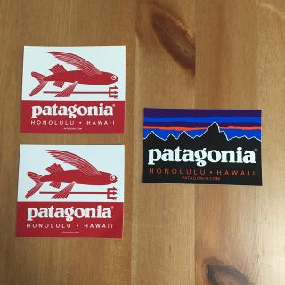 パタゴニア(patagonia)のPatagonia○ステッカー3枚セット(ノベルティグッズ)