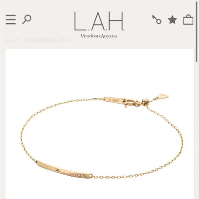 美品 L.A.H. VENDOME ヴァンドーム ダイヤモンドブレスレット