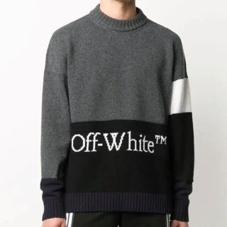 新品未使用！送料込み★Off-White★ブロック パネル ニット