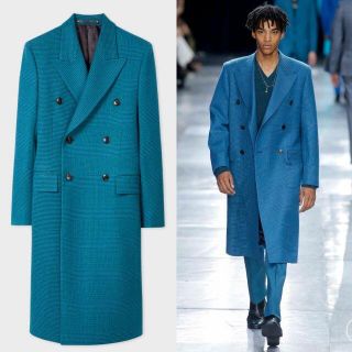 変更OK ポールスミス 18AW パリ・コレクション グレンチェック ダブル