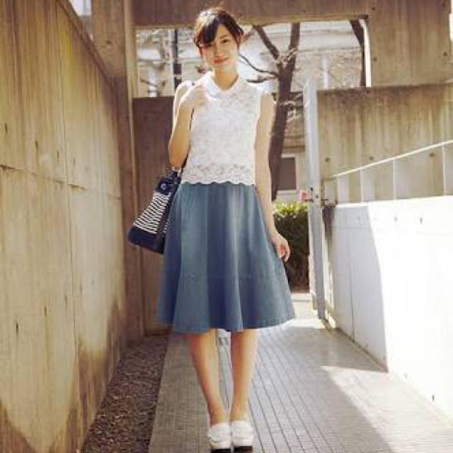 COCO DEAL(ココディール)のココディール デニムスカート レディースのスカート(ひざ丈スカート)の商品写真