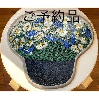 アラビア(ARABIA)のCornflower and White Oxeye ヘルヤ 陶板画 アラビア(置物)